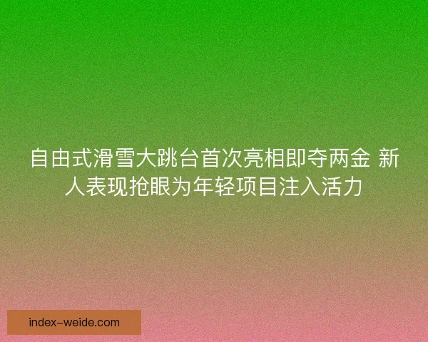自由式滑雪大跳台首次亮相即夺两金 新人表现抢眼为年轻项目注入活力